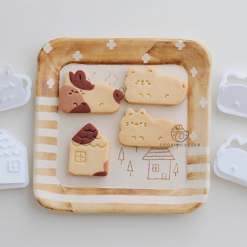 Bunny Cake Mold - Animali dei cartoni animati Taglierina per