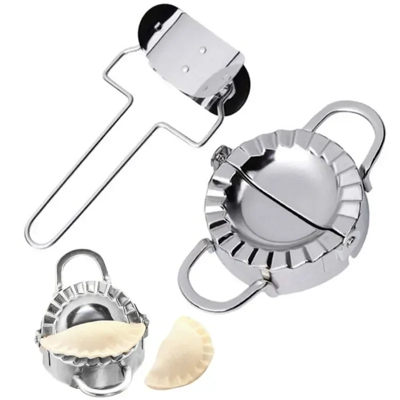 Dumpling Press Set - Stampo per Impasto di Ravioli, Tagliapasta