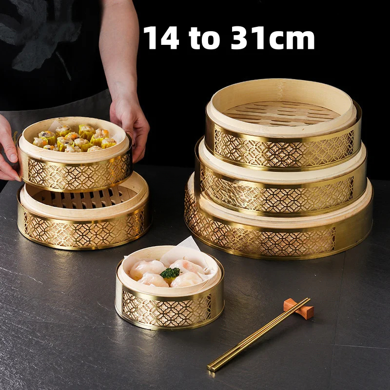 Bao Steamer Bamboo - Cestello per cottura a vapore in