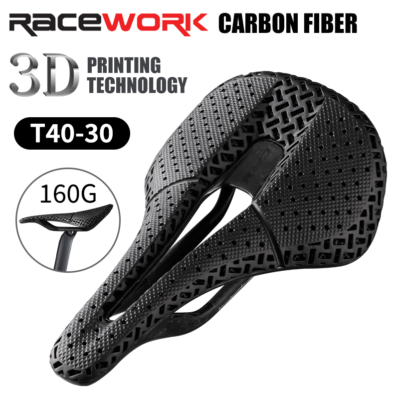 Crepe Pan Carbon - RACEWORK sella per bicicletta stampata in
