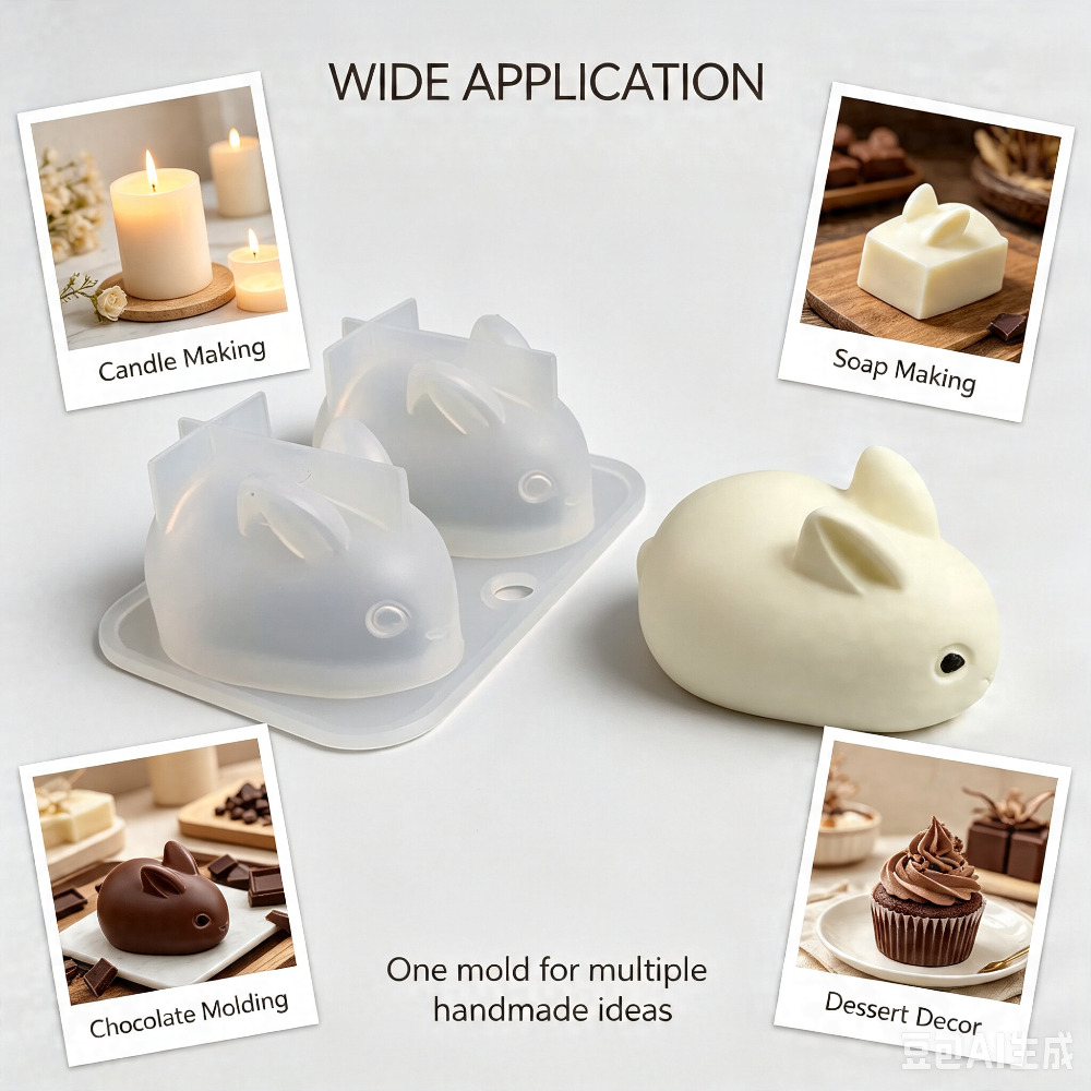 Stampo in Silicone 3D a Forma  - Bunny Cake Mold recensione e prezzo