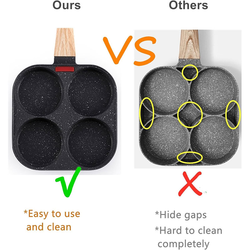 Padella per uova approfondita  - Mini Pancake Griddle recensione e prezzo