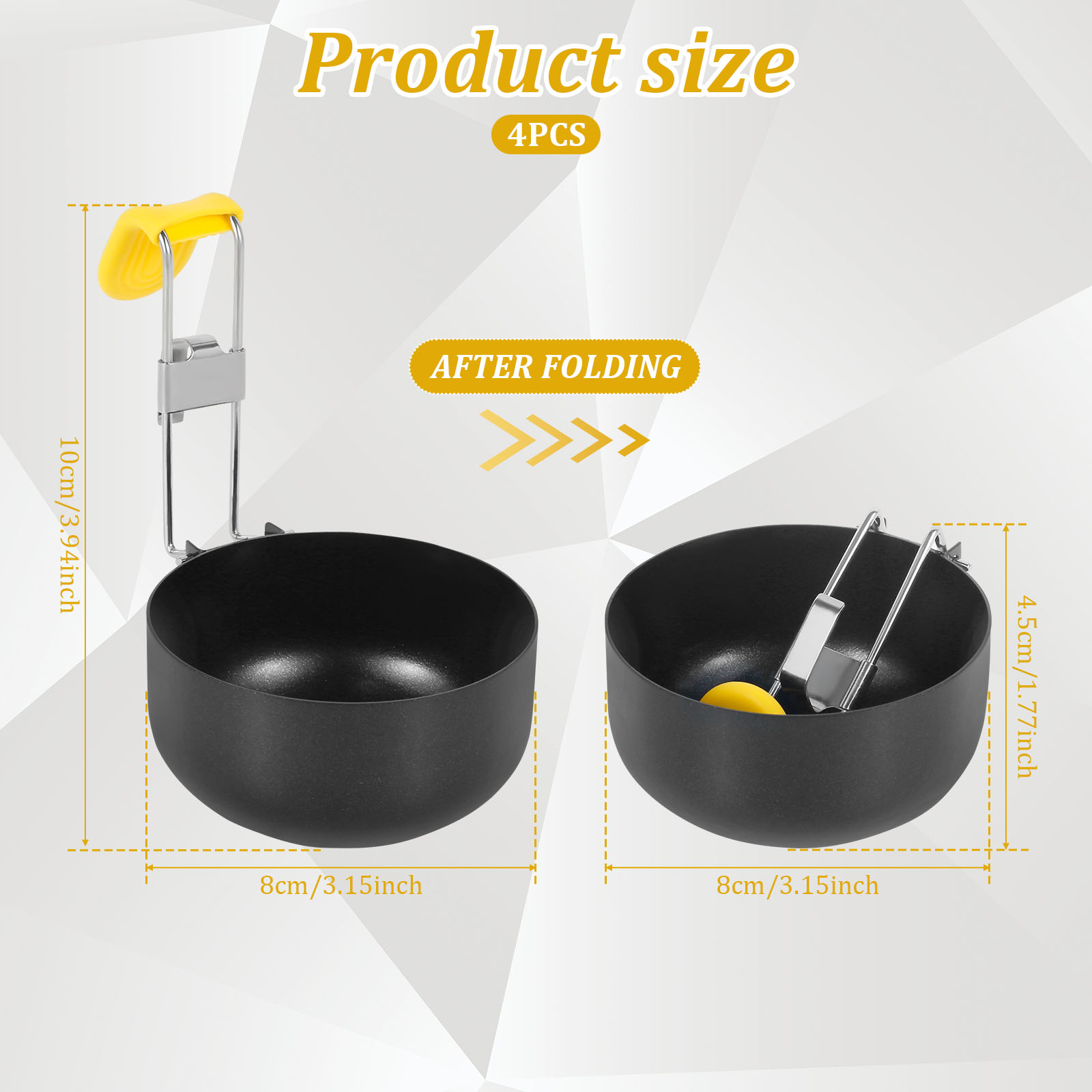 Confezione da 4 bracconiere pe - Mini Pancake Griddle recensione e prezzo